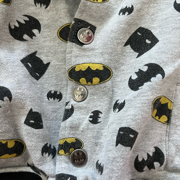 Batman Gray and Black Baby Jacket 18 months - Picture 2 of 6